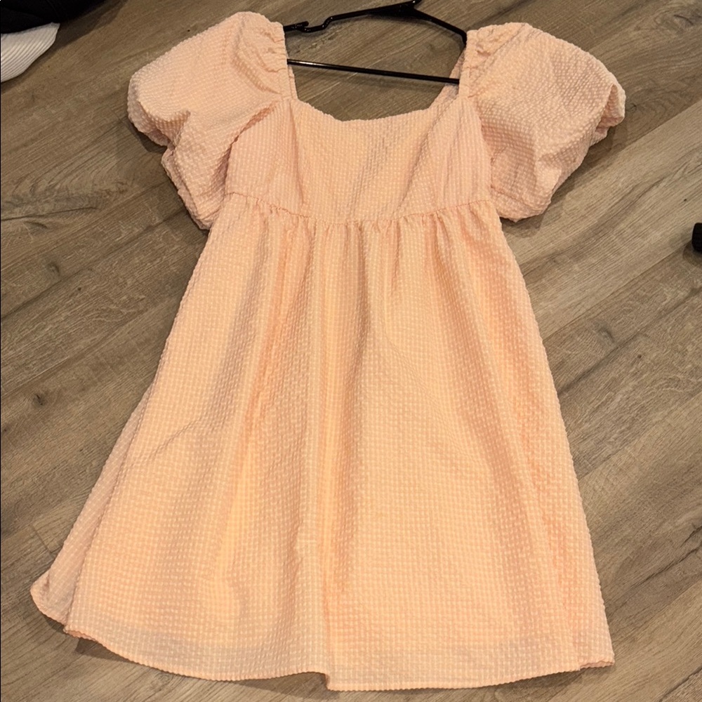 Charming Peach Dress